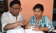 Dance With Padmabhushan Raja Reddy Sindhu teaching Guruji how to use the cell phone 